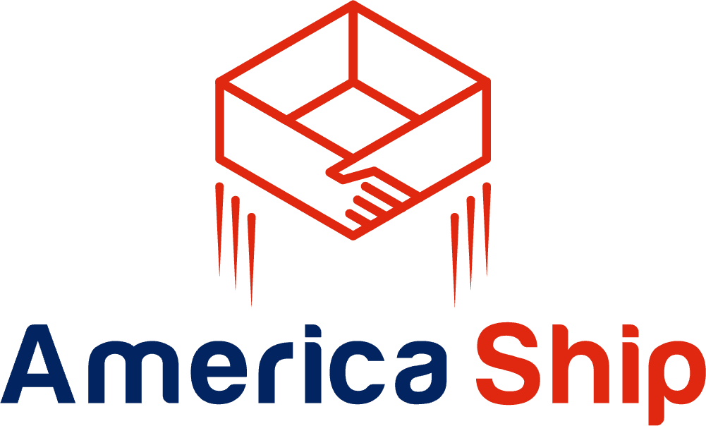 America Ship logo representing excellence in international shipping.