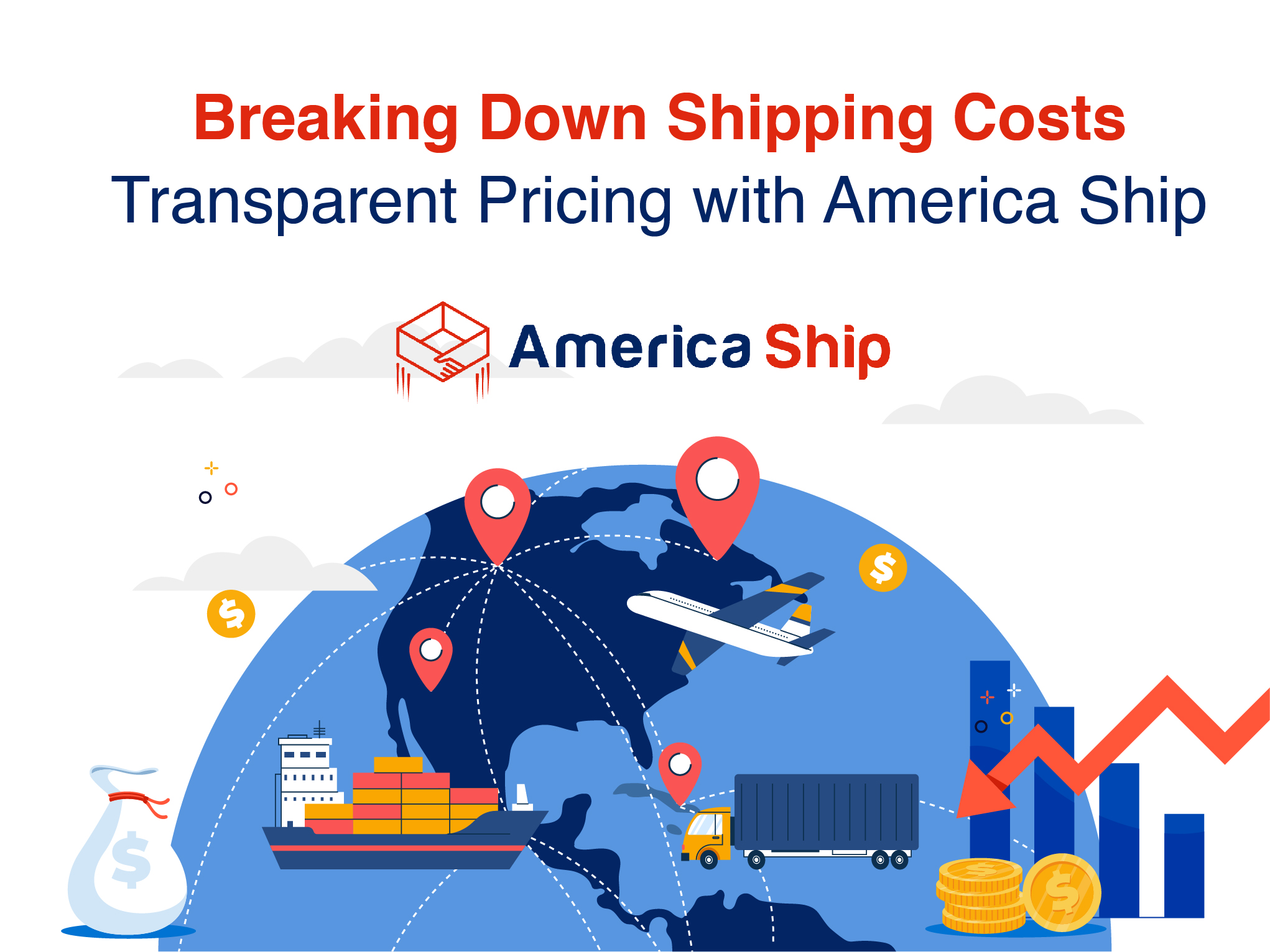 Desglose de los gastos de envío: Precios transparentes con America Ship