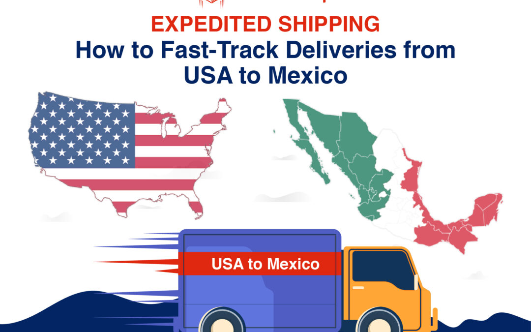 America Ship's Expedited Shipping - A streamlined process ensuring fast deliveries from USA to Mexico.