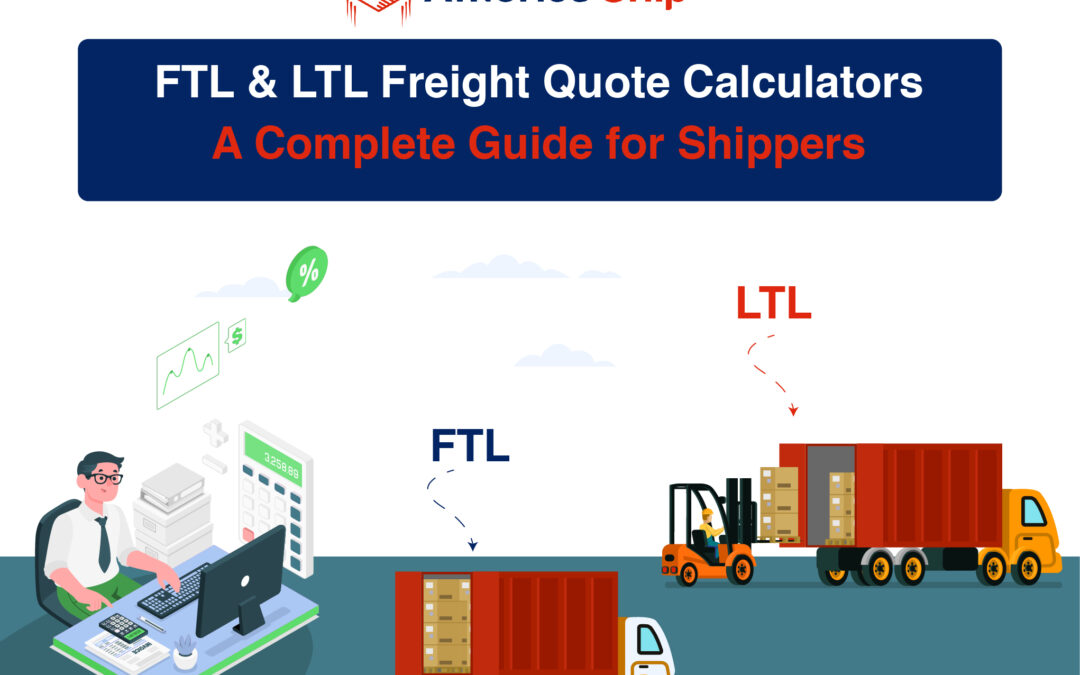 FTL & LTL Freight Quotes - Truck on Highway