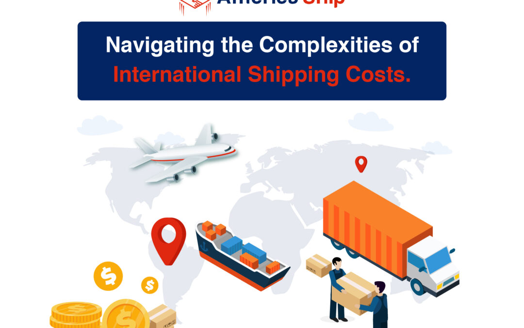 highlighting international shipping rates