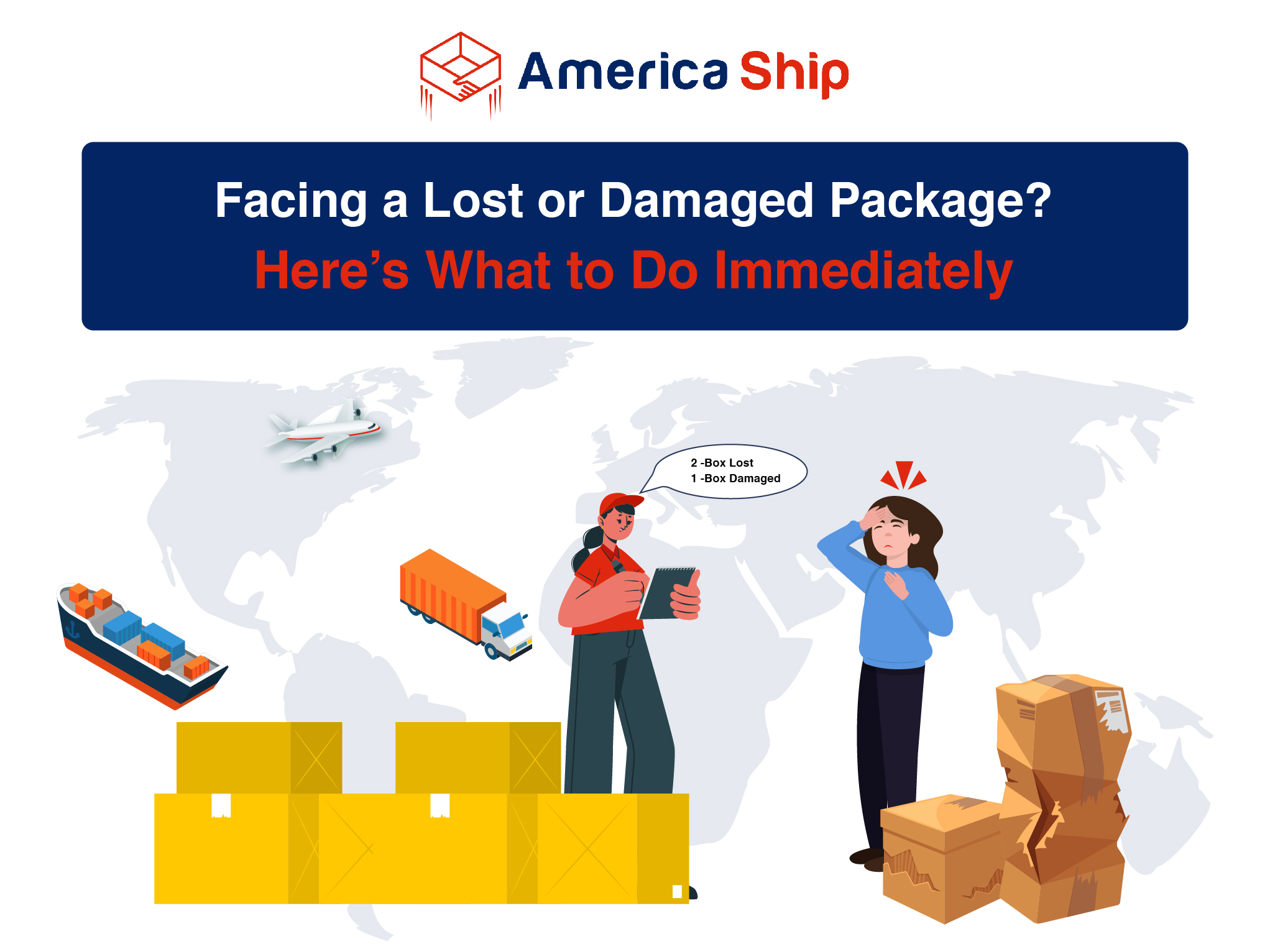 Facing a Lost or Damaged Package? Here’s What to Do Immediately