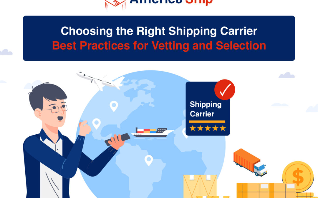 Choosing the right shipping carrier for your business to ensure efficient delivery and cost-effectiveness.